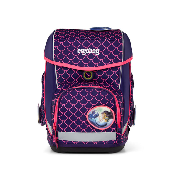ERGOBAG cubo - Schultaschen-Set 5-tlg. - LUMI EDITION PerlentauchBär