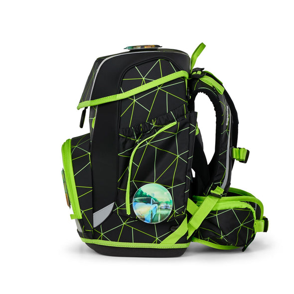 ERGOBAG cubo - Schultaschen-Set 5-tlg. - LUMI EDITION CyBär Race