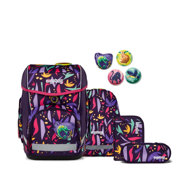 ERGOBAG cubo - Schultaschen-Set 5-tlg. - LUMI EDITION AmBärzonas