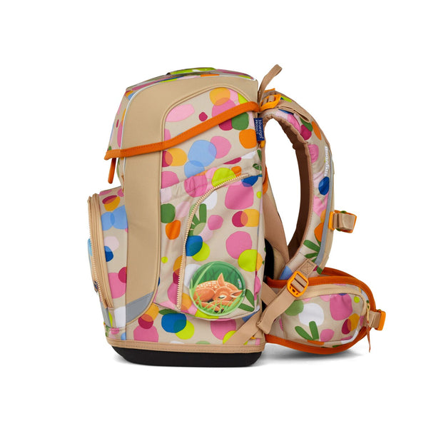 ERGOBAG cubo - Schultaschen-Set 5-tlg. - ECO HERO EDITION Flower PowBär