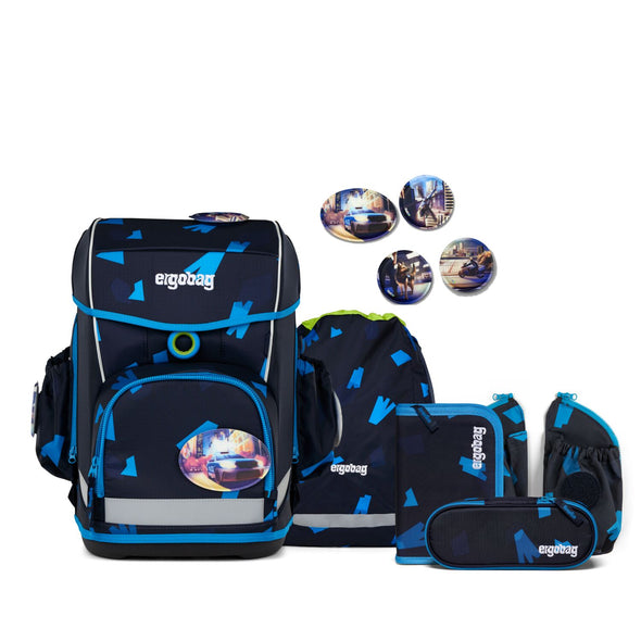 ERGOBAG cubo light - Schultaschen-Set 6-tlg. - VerfolgBärjagd