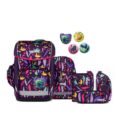 ERGOBAG cubo light - Schultaschen-Set 6-tlg. - LUMI EDITION AmBärzonas