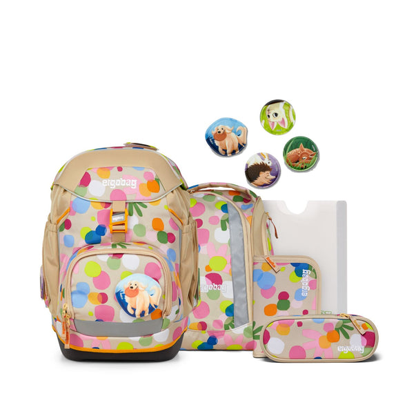 ERGOBAG pack - Schultaschen-Set 6-tlg. - ECO HERO EDITION Flower PowBär