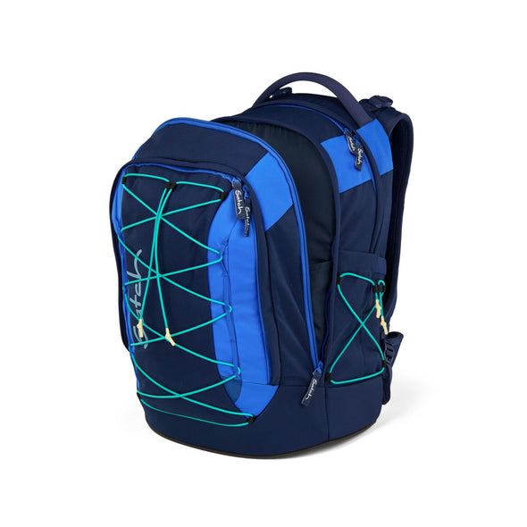 SATCH Schulrucksack: Satch Pack - SNEAKER STYLE Crossed Blue - 2025