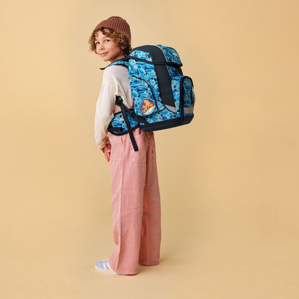 ERGOBAG cubo - Schultaschen-Set 5-tlg. - ECO HERO EDITION AbtauchBär