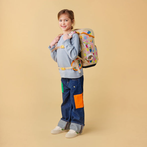 ERGOBAG cubo - Schultaschen-Set 5-tlg. - ECO HERO EDITION Flower PowBär